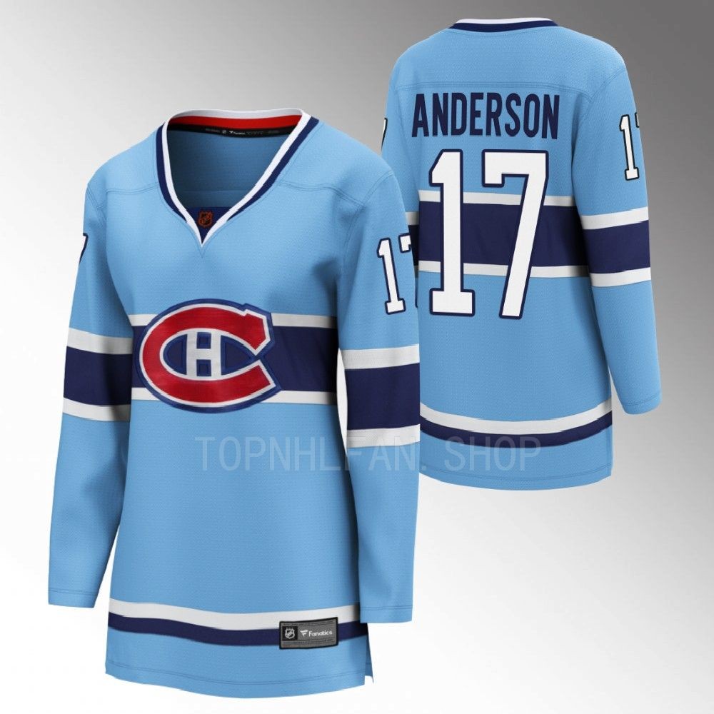 Montreal Canadiens Josh Anderson Women Blue 2022 Special Edition 2.0 Jersey