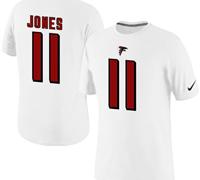 NEW Atlanta Falcons #11 Julio Jones Player Pride Name and Number T-Shirt White