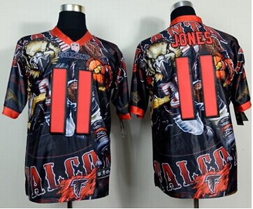 NEW Atlanta Falcons #11 Julio Jones Team Color NFL Elite Fanatical Version Jersey