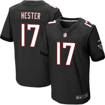 NEW Atlanta Falcons #17 Devin Hester Black Alternate NFL Elite Jersey