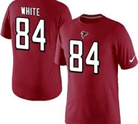 NEW Atlanta Falcons #84 Roddy White Pride Name & Number T-Shirt Red