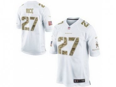 NEW Baltimore Ravens #27 Ray Rice White Jerseys(game USA)