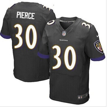NEW Baltimore Ravens #30 Bernard Pierce Black NFL New Elite Jersey