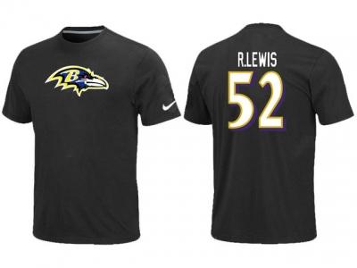 NEW Baltimore Ravens #52 R.LEWIS Name & Number T-Shirt