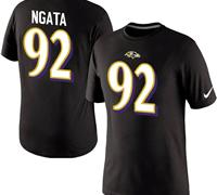 NEW Baltimore Ravens #92 NGATA Pride Name & Number T-Shirt Black