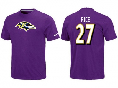 NEW Baltimore Ravens 27 Ed Reed Name & Number T-Shirt
