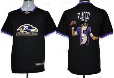 NEW Baltimore Ravens 5 Joe Flacco Team ALL-Star Fashion Jerseys