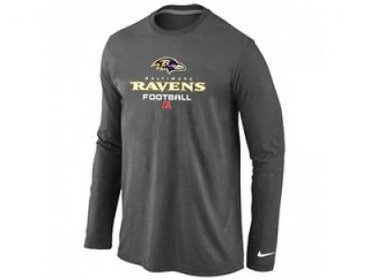 NEW Baltimore Ravens Critical Victory Long Sleeve T-Shirt D.Grey