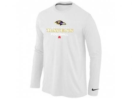 NEW Baltimore Ravens Critical Victory Long Sleeve T-Shirt White