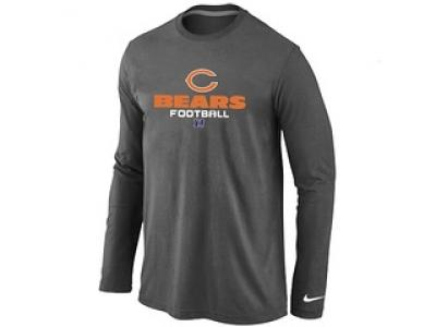 NEW Chicago Bears Critical Victory Long Sleeve T-Shirt D.Grey
