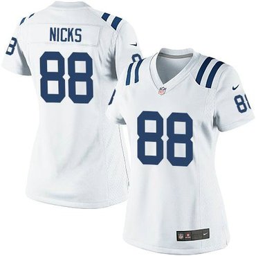 NEW Colts #88 Hakeem Nicks White NFL Limited Jersey