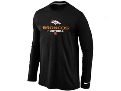 NEW Denver Broncos Critical Victory Long Sleeve T-Shirt Black