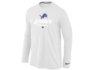 NEW Detroit Lions Critical Victory Long Sleeve T-Shirt White