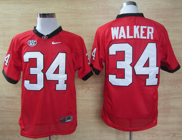 NEW Georgia Bulldogs Herschel Walker 34 2012 SEC Patch College Football Jersey