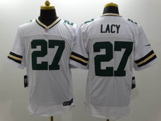 NEW Green Bay Packers #27 Eddie Lacy White Elite Jersey
