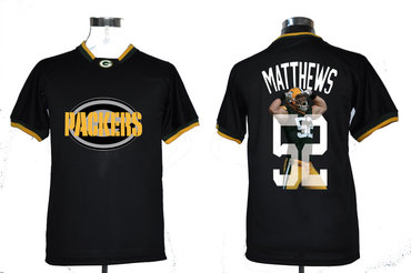 NEW Green Bay Packers 52 Clay Matthews Team ALL-Star Fashion Jerseys