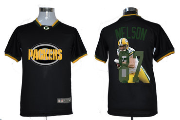 NEW Green Bay Packers 87 Jordy Nelson Team ALL-Star Fashion Jerseys