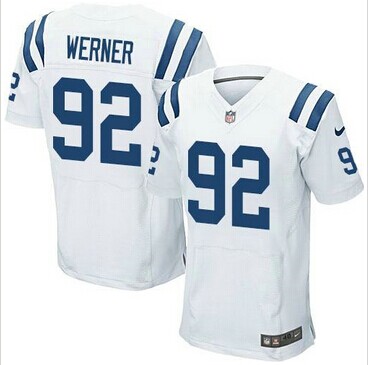 NEW Indianapolis Colts #92 Bjoern Werner White NFL Elite Jersey