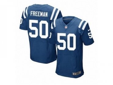 NEW Jerseys Indianapolis Colts #50 Freeman Blue(Elite)(freeman)