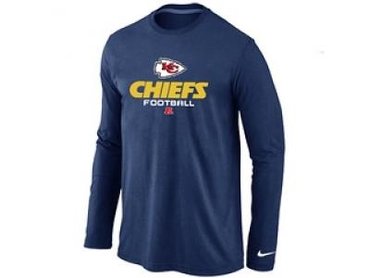 NEW Kansas City Chiefs Critical Victory Long Sleeve T-Shirt D.Blue