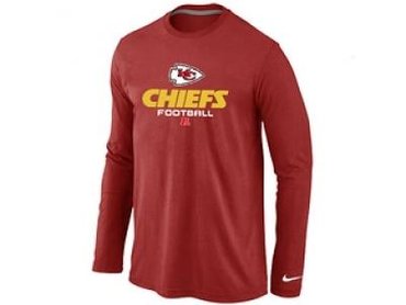 NEW Kansas City Chiefs Critical Victory Long Sleeve T-Shirt RED
