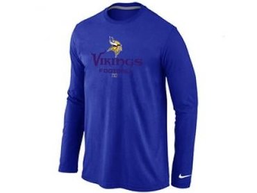 NEW Minnesota Vikings Critical Victory Long Sleeve T-Shirt Blue