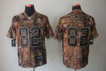 NEW NFL Baltimore Ravens 82 Torrey Smith Camo Realtree NFL Jerseys(Elite)