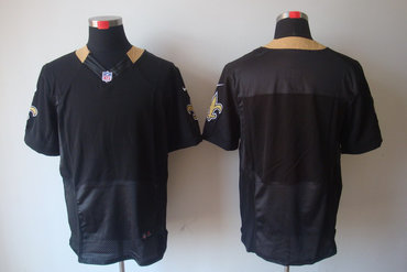 2012 NEW NFL New Orleans Saints Black Color Blank Jerseys(Elite)