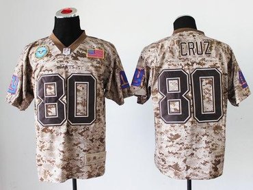 NEW New York Giants #80 Victor Cruz Camo NFL Elite USMC Jersey(USA)