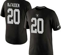 NEW Oakland Raiders #20 Darren McFadden Pride Name & Number NFL T-Shirt Black