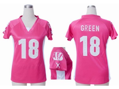 NEW Women Denver Broncos 18 Peyton Manning pink jerseys(draft him ii top)