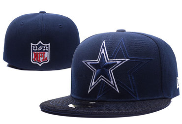 NFL Cowboys Team Logo Navy Fitted Hat LX
