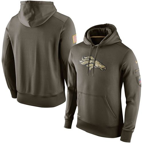 NFL Denver Broncos Men's Pro Line Black Gold Collection Pullover Hoodies Hoody