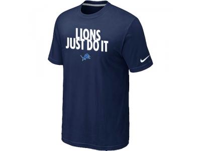 NFL Detroit Lions Just Do It D.Blue T-Shirt