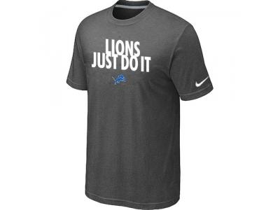 NFL Detroit Lions Just Do It D.Grey T-Shirt