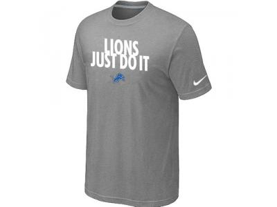 NFL Detroit Lions Just Do It L.Grey T-Shirt