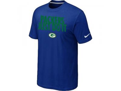 NFL Green Bay Packers Just Do It Blue T-Shirt