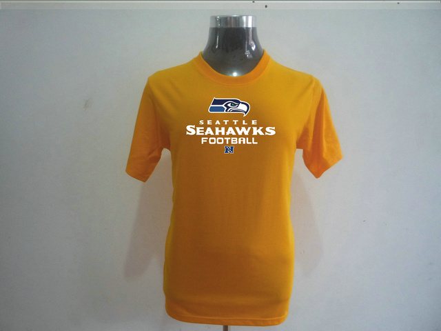 NEW NFL Seattle Seahawks Big & Tall  Critical Victory T-Shirt Yellow