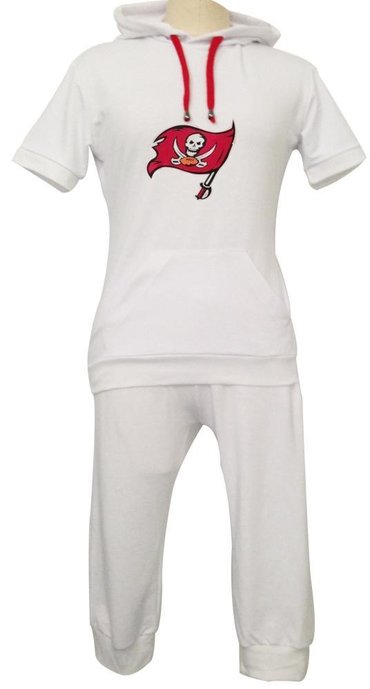 NFL Tampa Bay Buccaneers women's Hooded sport suit White