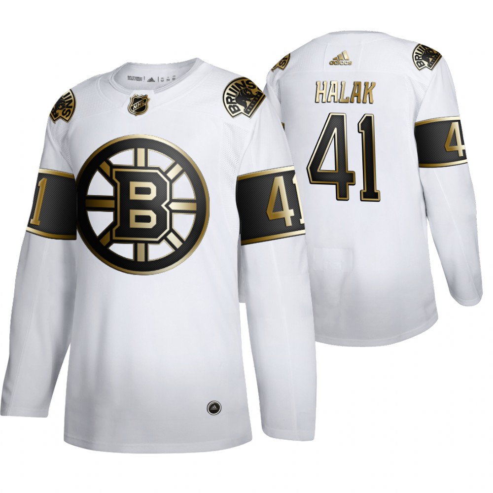 NHL Bruins Jaroslav Halak Men's Limited 2019-20 Golden Edition Jersey Stitched