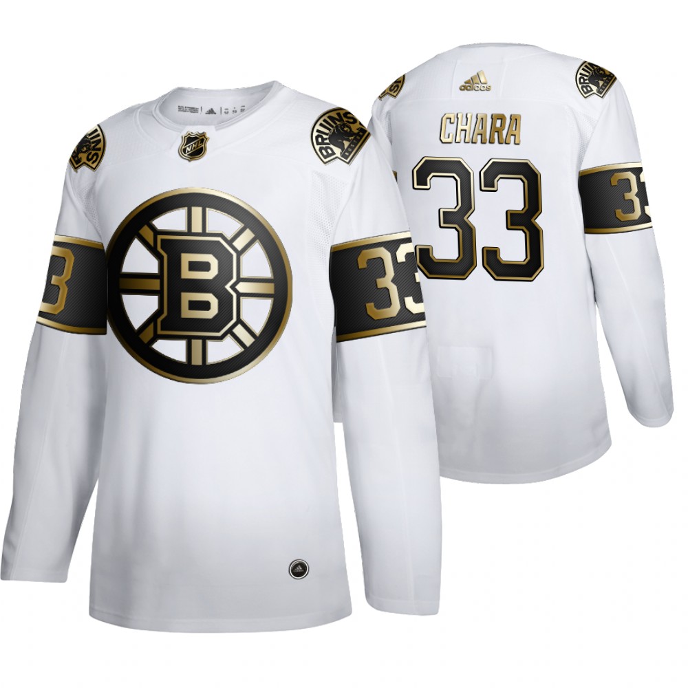 NHL Bruins Zdeno Chara Men's Limited 2019-20 Golden Edition Jersey Stitched