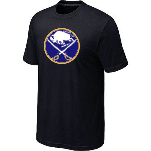 NHL Buffalo Sabres Big & Tall Logo Black T-Shirt