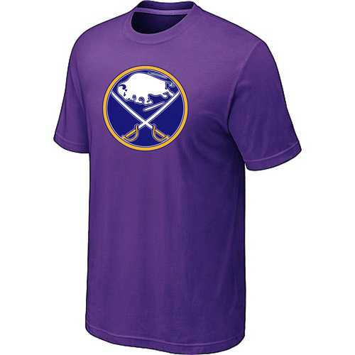 NHL Buffalo Sabres Big & Tall Logo Purple T-Shirt