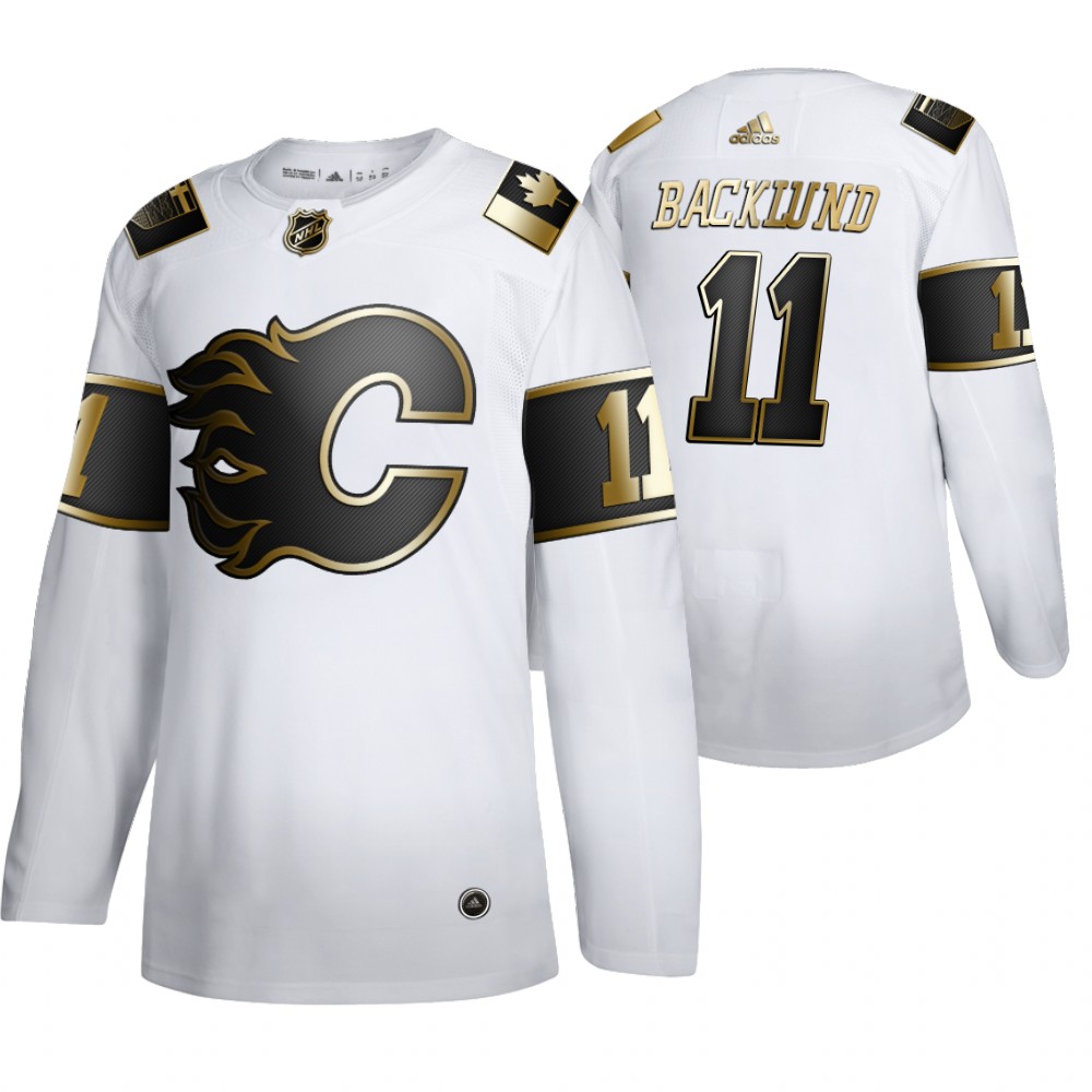 NHL Flames Mikael Backlund Men's Limited 2019-20 Golden Edition Jersey