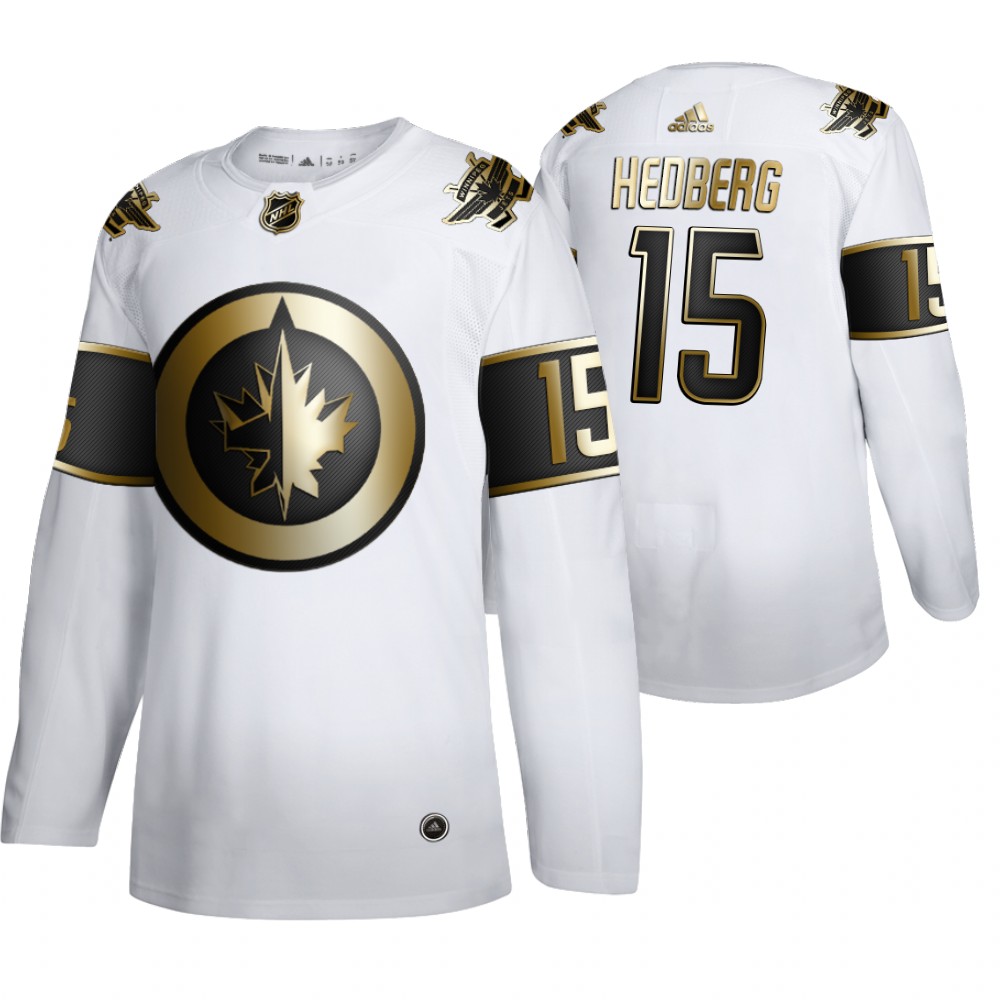 NHL Jets Anders Hedberg Men's Limited 2019-20 Golden Edition Jersey