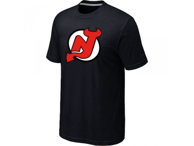 NHL New Jersey Devils Big & Tall Logo Black T-Shirt