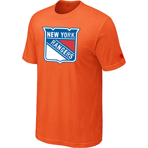 NHL New York Rangers Big & Tall Logo Orange T-Shirt