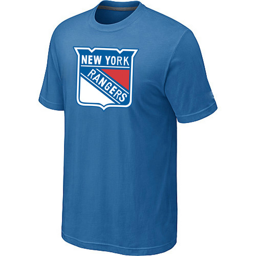 NHL New York Rangers Big & Tall Logo Light Blue T-Shirt