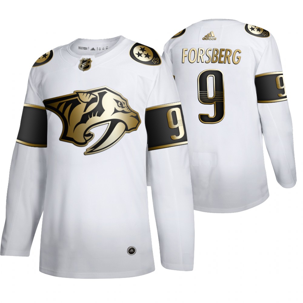 NHL Predators Filip Forsberg Men's Limited 2019-20 Golden Edition Jersey