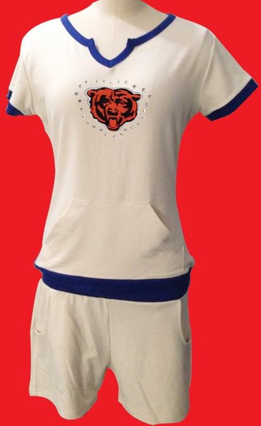 NIKE NFL Chicago Bears women's sport suit white